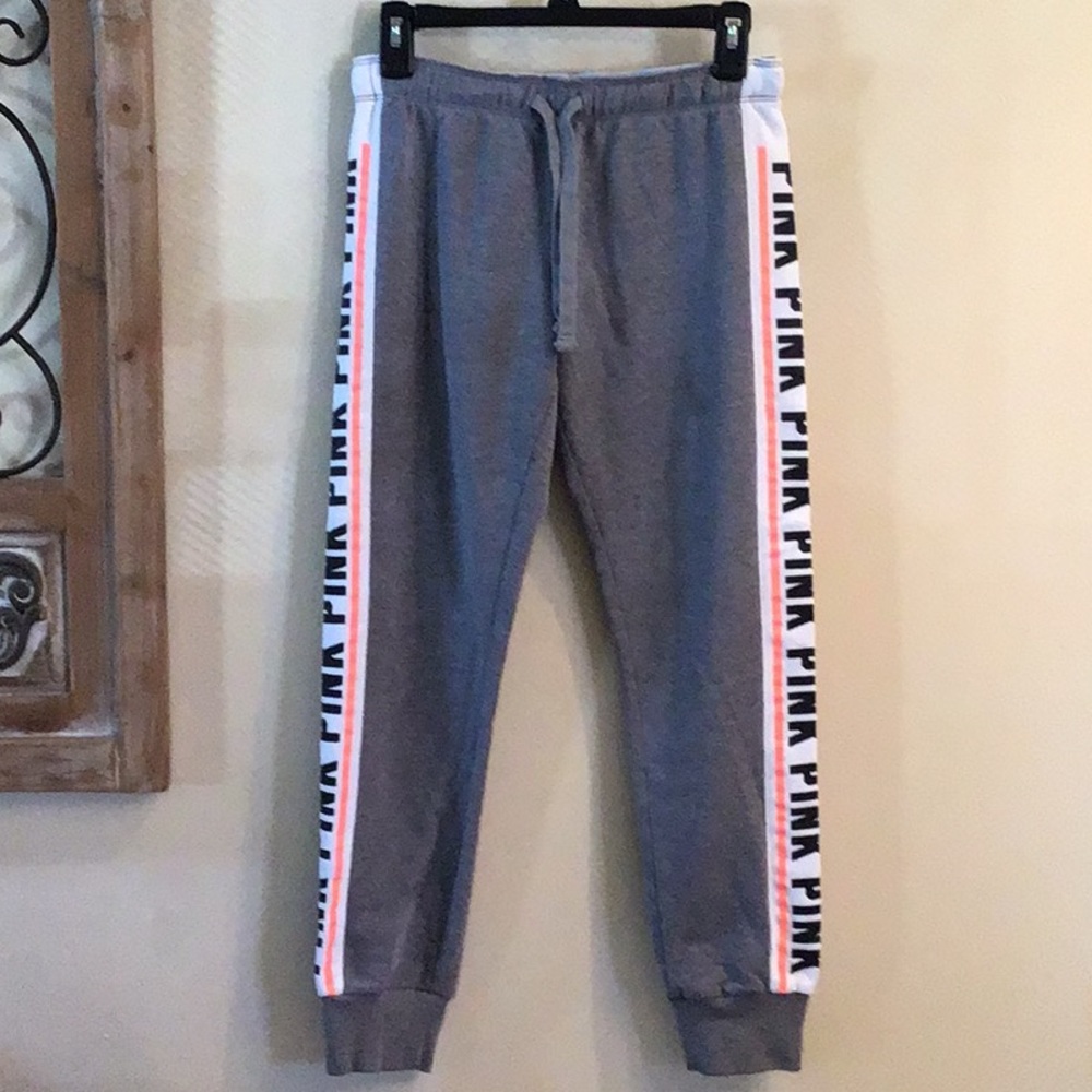 406 ⭐️EUC PINK Grey Sweatpants⭐️
